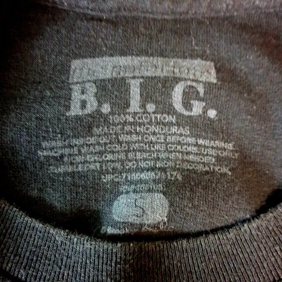 Notorious B.I.G. Mens Graphic Tee S Black It was all a Dream Hip Hop Rap Urban - Picture 3 of 4